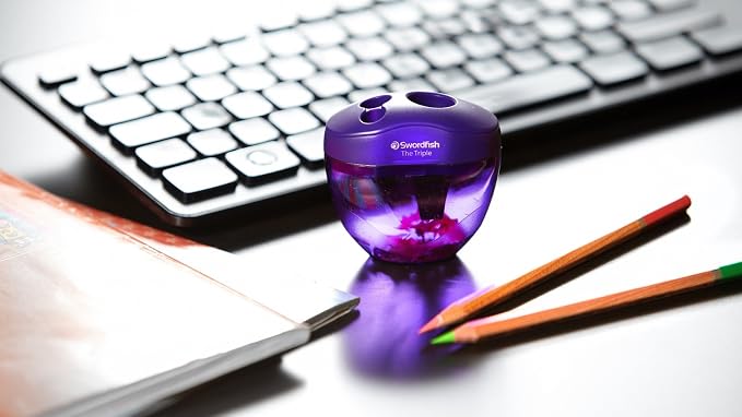 Swordfish ‘The Triple’ Three Hole Pencil Sharpener - Image 8