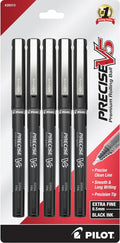 Pilot Precise V5 Rollerball Pens, Extra Fine Point 0.5 mm Black Pens, by PilotCorporationofAmerica