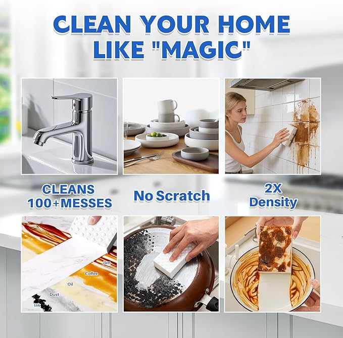 Glass Cooktop Cleaner Sponge, 10 Pack GRS Certified Stove Top Cleaner 2X - Image 3