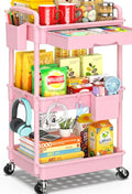 SUNALLY 3 Tier Rolling Cart by SUNALLY