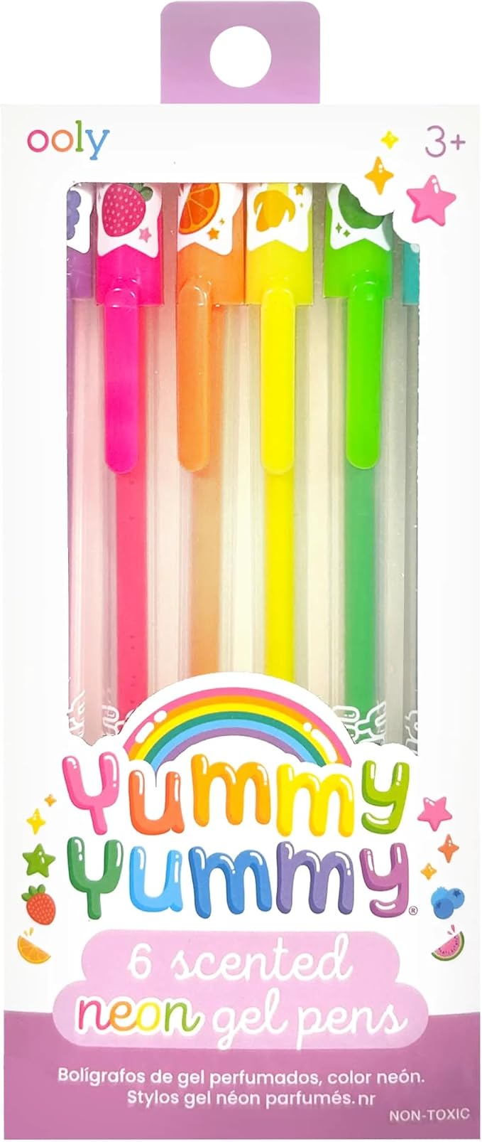 Ooly Yummy Yummy Scented Gel Pens Neon Set of 6 by Ooly