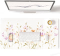 Colorful Star Large Mouse Pad, Floral Waterproof Office Desk Mat, Non-Slip by ColorfulStar
