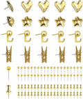 KEYDUACU 100 Pcs Gold Push Pins Set, Metal Thumb Tacks, Decorative Push Pins by KEYDUACU