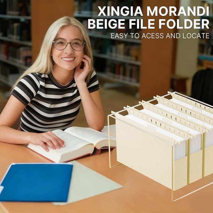 XINGIA Hanging File Folders Legal Size, Legal Hanging File Folders - Image 7
