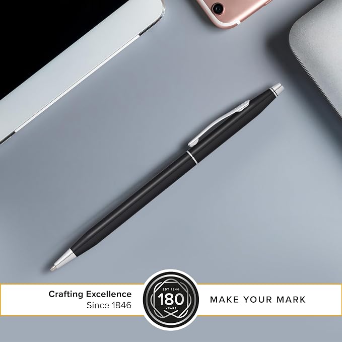 Cross Classic Century Black Lacquer Ballpoint Pen - Image 3