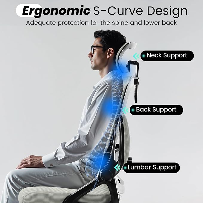 Fizzin Ergonomic Office Chair, 400 LBS Computer Chairs - Image 9