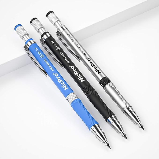 Nicpro 11 Pieces Colors 2mm Mechanical Pencil Set - Image 2