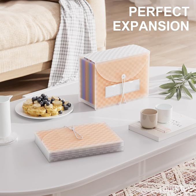 ThinkTex 26 Pockets Expanding File Folders, Accordion File Organizer - Image 3