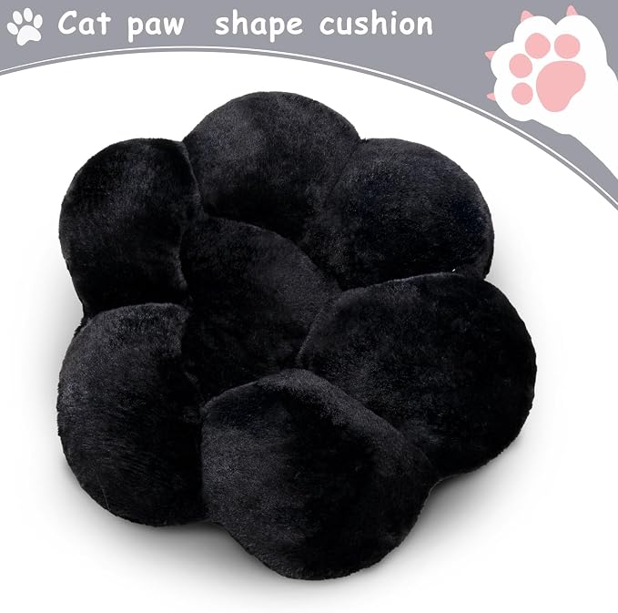 DOBUONO Cat Paw Cushion Kawaii Office Chair Cushion Comfy Plush Gaming Chair - Image 5