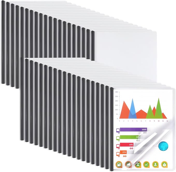 Report Covers with Sliding Bar, Resume Covers Presentation Folders File by COIDEA