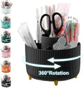 Cayxenful Pencil Holder For Desk, 5 Slots 360°Degree Rotating Desk Organizers by Cayxenful