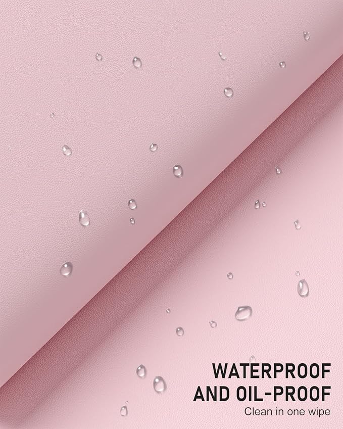 Desk Pad, 23.6" x 13.8" PU Leather Non-Slip Desk Mat Large Mouse Pad - Image 5