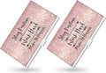 2 Pack Business Card Holder，Color Printing Men's and Women's Business Card by xiviers