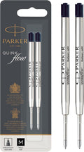 PARKER QUINKflow Ballpoint Pen Ink Refill, Medium Tip, 2 Pack by Unknown