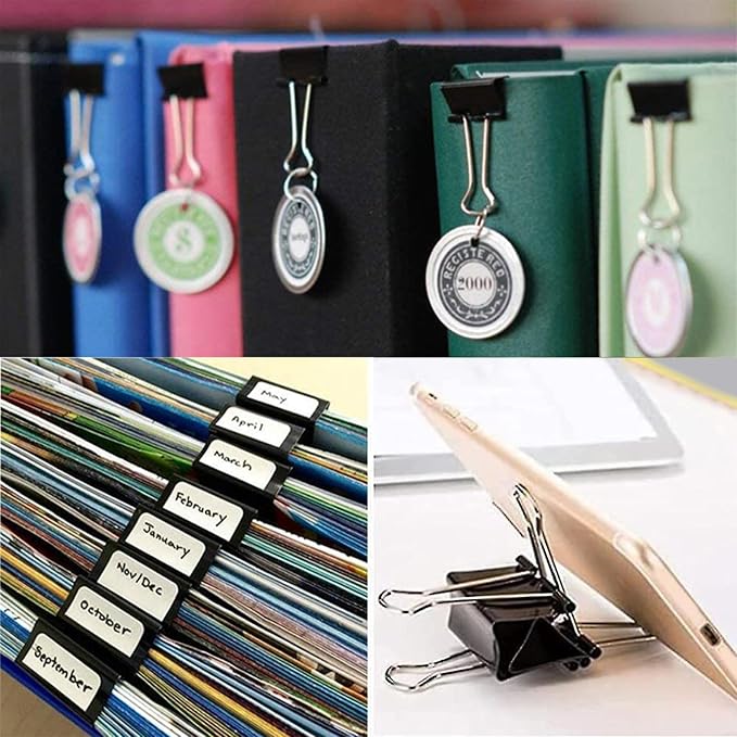 Binder and Paper Clips Set, Office Supplies - Image 8