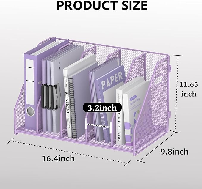 SUPEASY Binder Organizer, Magazine File Holder - Image 3