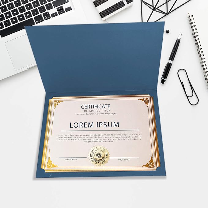 SUNEE 75pcs Certificate Kit, Accomplishment - Image 7