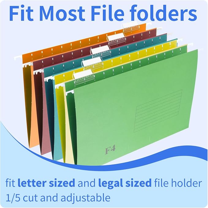 Reastar Hanging File Folder Tabs, File Tabs - Image 7