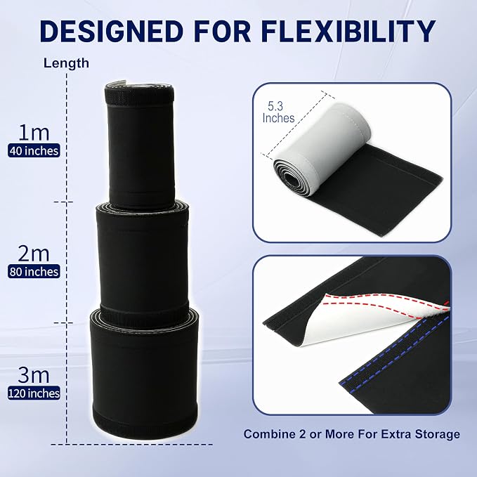 Neoprene Cable Management Sleeve 10ft - Image 4