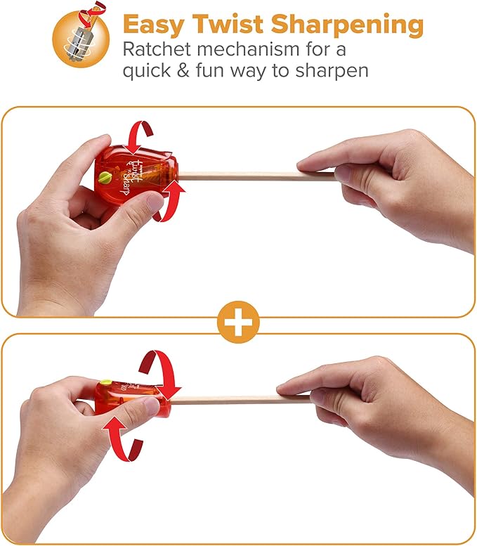 Bostitch Office Twist-n-Sharp Pencil Sharpener, - Image 5