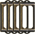 30pcs Metal Label Holder, Retro Bronze Metal Library Tags, File Drawer Label by suiwotin