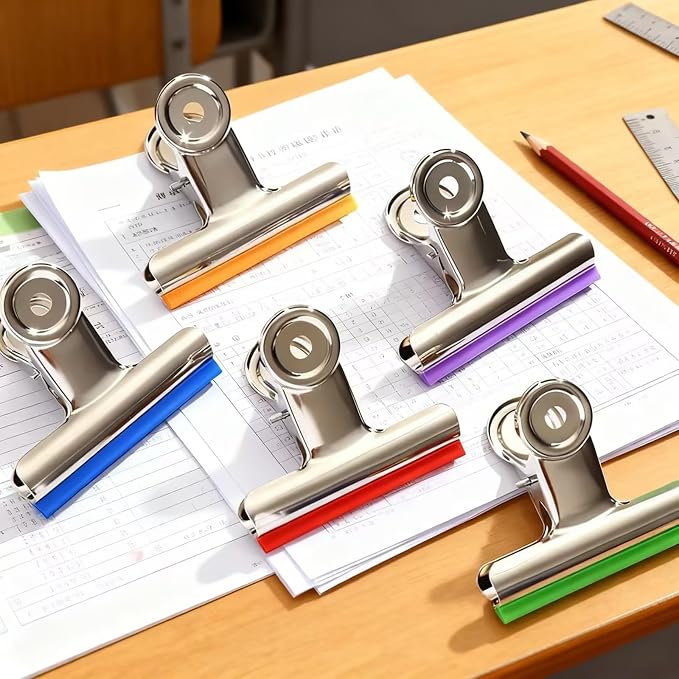 3 Inch Extra Large Bulldog Clips Covered - Image 7