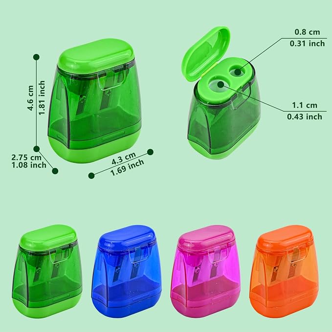 24Pcs Pencil Sharpener Manual - Image 2