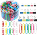 Paper Clips Binder Clips Set, Paperclips Large Medium and Small by AnutriON