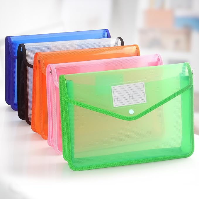Plastic Expanding File Folder, Transparent envelopes - Image 7