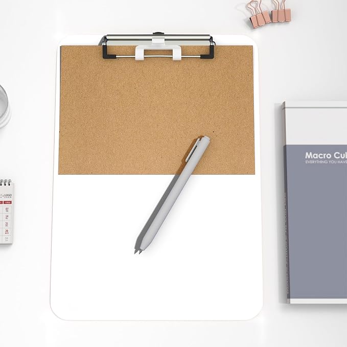 Hongri Plastic Clipboard with Pen Holder, Nurses and Women, Low Profile Clip - Image 7