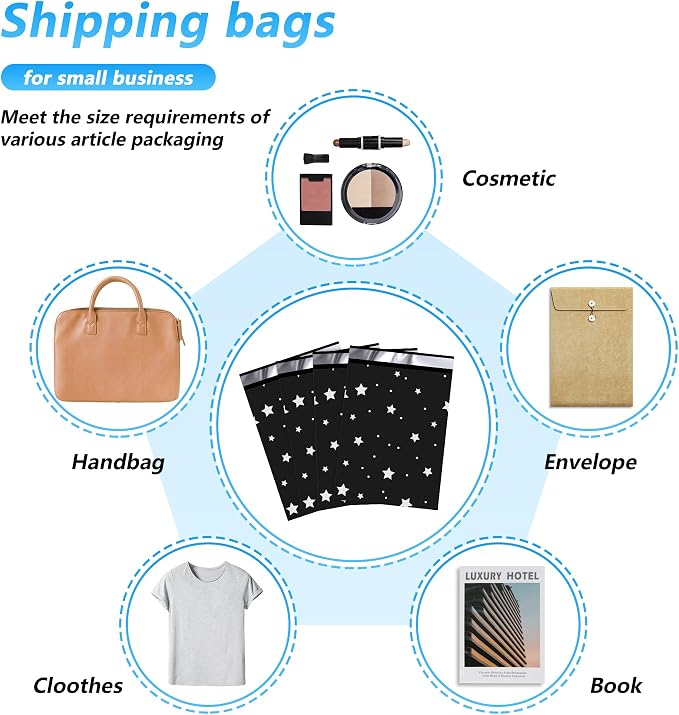 Thank You Poly Mailer 6x9 Inch 100 Pcs, Waterproof and Tear-Resistant Shipping - Image 7