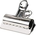 X-ACTO 2004LMR Bulldog Clips, 1-Inch Capacity, 3-Inch w, Nickel-Plated by Unknown