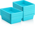 Kigley 16 Pcs Flat Storage Tray Organizer Bin Letter Size Paper Trays by Kigley