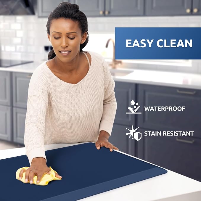 KitchenClouds Kitchen Mat Cushioned Anti Fatigue Rug 17.3"x28" Water Resistant - Image 3