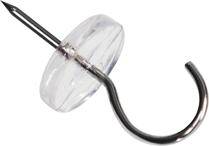 CraZy TACKz - 2 in 1: Push pin - New Invention Hang 100's of Items Interior or by CraZy+TACKz