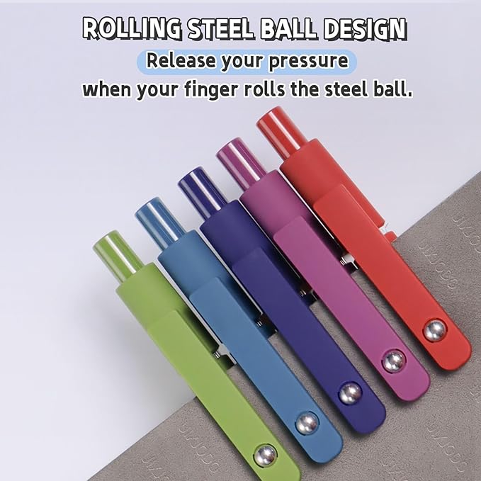 UIXJODO Gel Pens, High-End Series Metal Clip Retractable Pens - Image 4