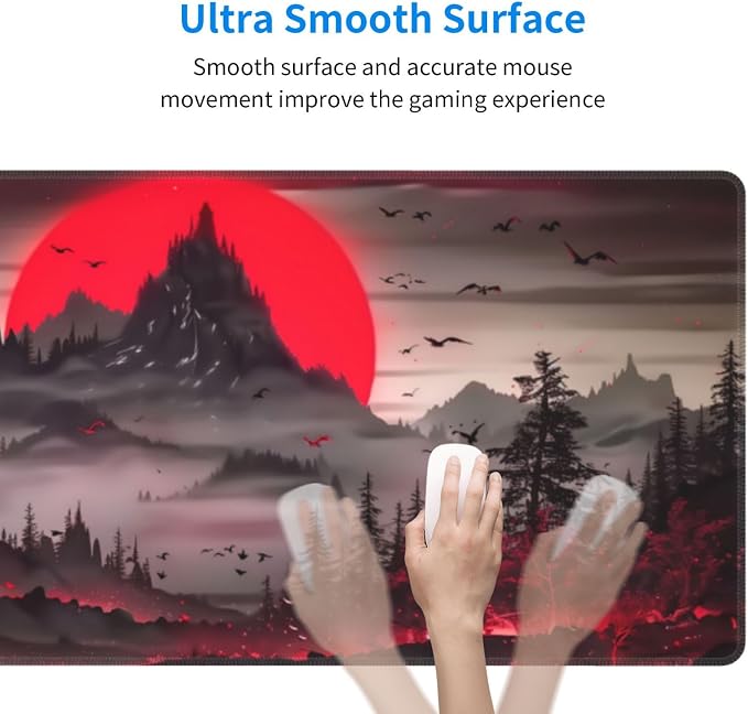 Extended Gaming Mouse Pad, Large Desk Mat XL Anime Mouse Pad Waterproof - Image 4