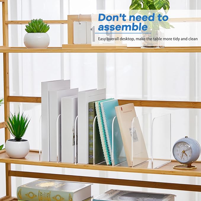 Suzile Clear Acrylic Magazine File Holder - Image 4