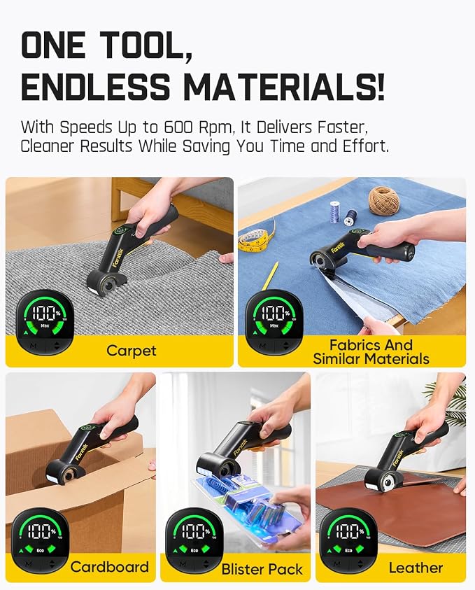 Fanttik C10 Pro BowGuide Electric Cardboard Cutter, Cordless Scissors - Image 7