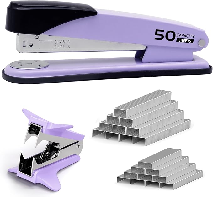 Metal Heavy Duty Stapler, 50 Sheet Capacity Stapler by Unknown