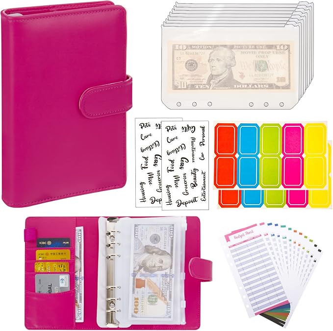 NICOOTH Budget Binder A6 Money Saving Binder - Image 5