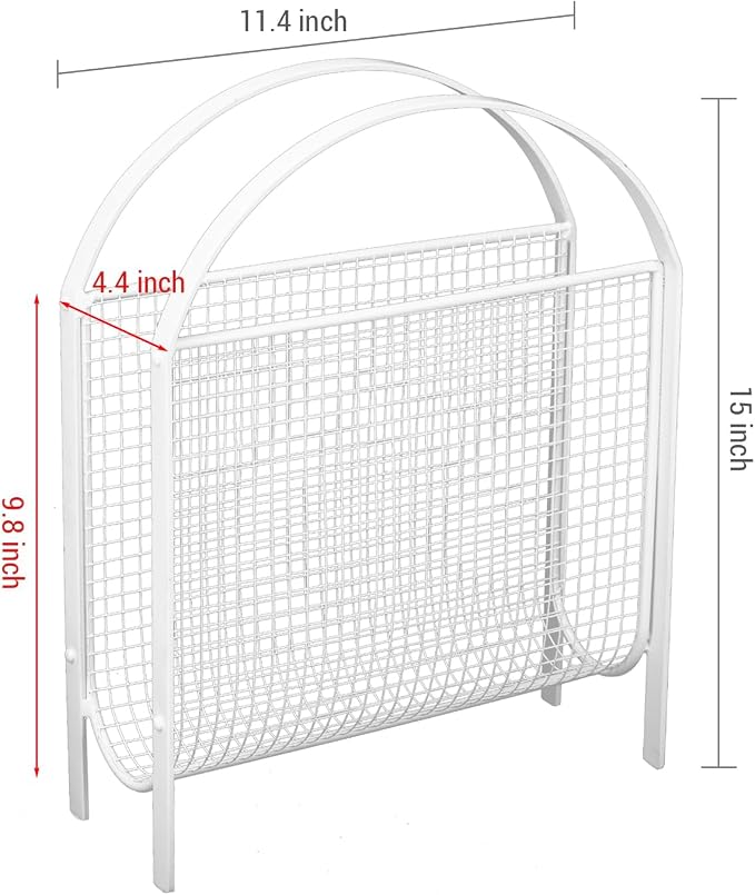 MyGift Magazine Rack, Floor Freestanding Magazine Holder - Image 5