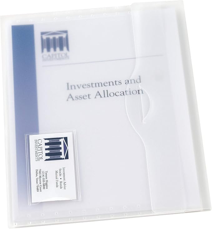 Avery Translucent Document Wallet, Holds up to 50 Pages, 1 Cover - Image 7