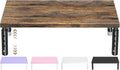 ECOLOVI Adjustable Wood Computer Monitor Stand Riser, Office Desk Organizer and by ECOLOVI