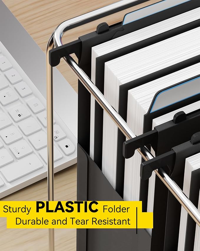Ansook Extra Capacity Hanging File Folders Letter Size, Heavy Duty 4" - Image 2