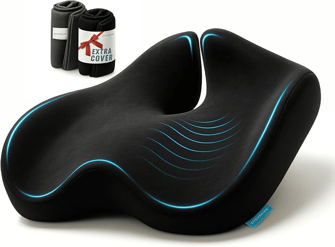 SitCushion Extra Large Memory Foam Seat Cushions by Sitcushion