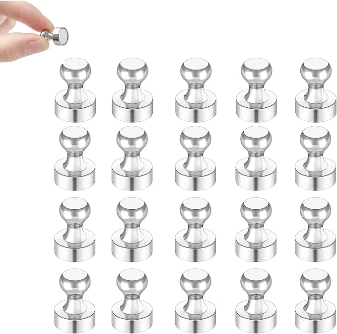 Strong Fridge Magnets, 12 x 16mm, Heavy Duty Magnetic Push Pins by honsing