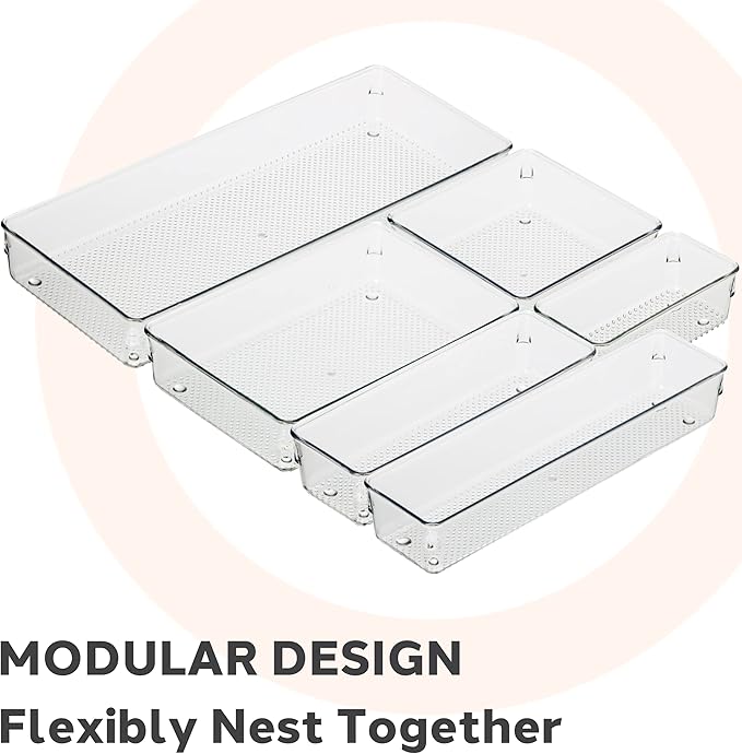 Oggi Clear Drawer Organizer - Image 3