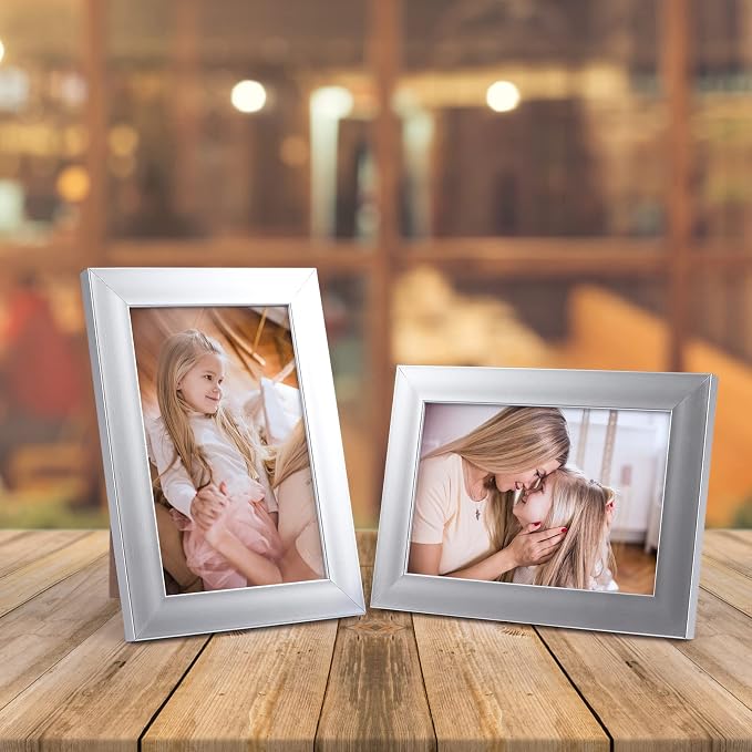 Giftgarden 4x6 Picture Frame Silver Set of 12 - Image 4