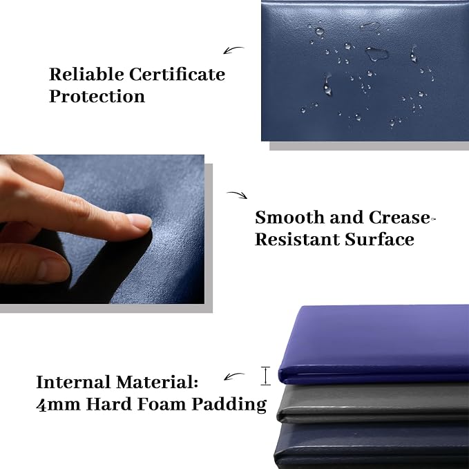 Happy Secret Diploma Cover 8.5''x 11'' Diploma Holder Graduation Certificate - Image 3